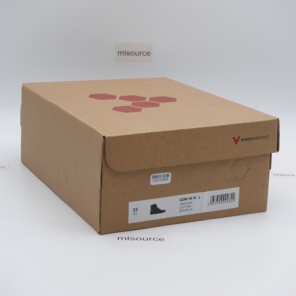 NEW Vivobarefoot Gobi Hi IV Barefoot Boots 203076-01 Black - Picture 8 of 8